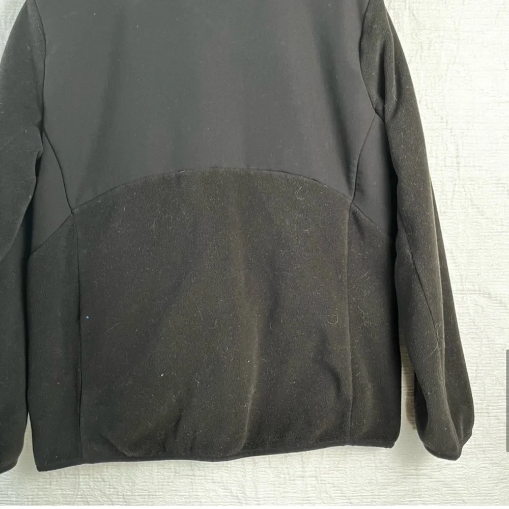 Figs On Shift Fleece women’s XL black work jacket coat for healthcare workers - Picture 3 of 16